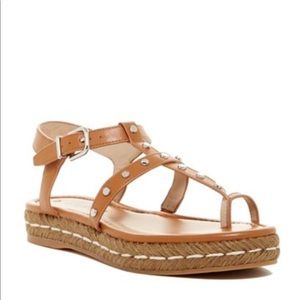 Via Spiga “Lada” studded platform sandals.
